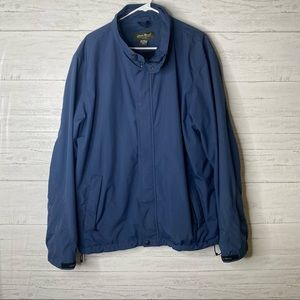 Eddie Bauer mens jacket size L tall navy